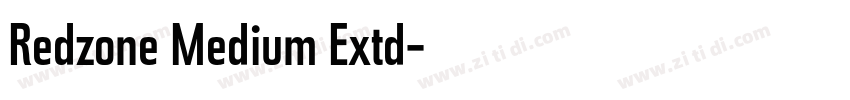 Redzone Medium Extd字体转换